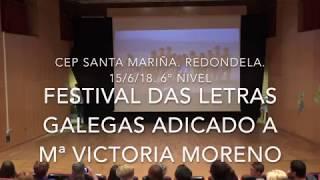 FESTIVAL  SEXTO NIVEL. DÍA DAS LETRAS GALEGAS 2018.CEP SANTA MARIÑA.