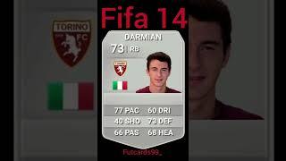 Matteo Darmian all fifacards from fifa10 to fifa22 Which the best card? #fut20 #fifa21 #fifa22