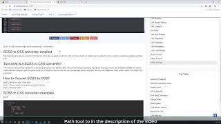 Online SCSS To CSS Converter