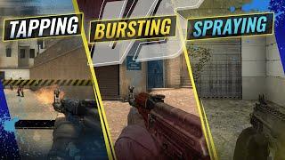 The ULTIMATE AIMING GUIDE: Tapping vs Bursting vs Spraying - CS:GO