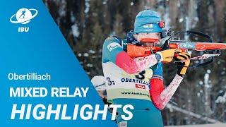 IBU CUP 21/22 Obertilliach Mixed Relay Highlights