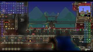 Terraria 1 3 2 1 Expert Mode  #27 Телепорт и фарм душ ночи