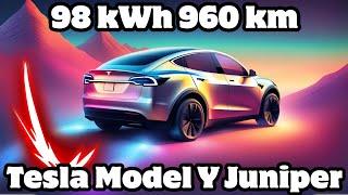 Chinesische Medien berichten von 98 kWh Akku für das neue Tesla Model Y Juniper; Kann das sein?