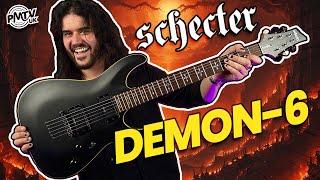 Black & Gold Metal Guitars Are The COOLEST! - Schecter Demon-6