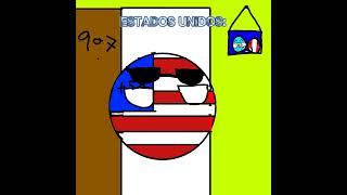 Venezuela y Estados Unidos #humor #countryballs #ibispaintx @Sr.country_oficialEE