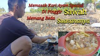 Memasak Kari Ayam Spesial Di Pinggir Sawah | ala Daeng timung