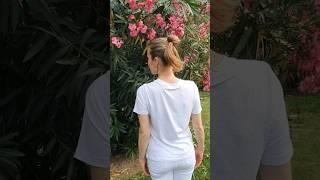 Причёска на шпильке с хвостиком #easyhairstyles #easyhairtutorial #прически #bun #bunhairstyle