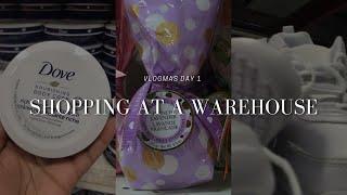 Vlogmas Day 1 | Shopping At A Warehouse + Christmas Gift Ideas | Lukewarm Tea ️