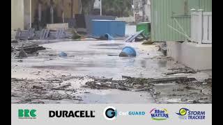 Hurricane Beryl: A sea surge caused by Hurricane Beryl caused damage on the South Coast