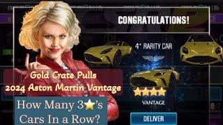 CSR2 How Many Aston Martin 2024 Vantages in 7 Gold Crate Pulls? - *New Event ‘Crafted Excellence’