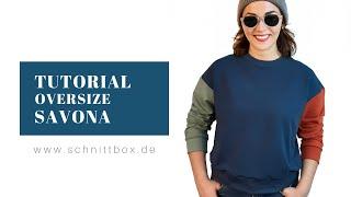 Oversize-Pulli nähen