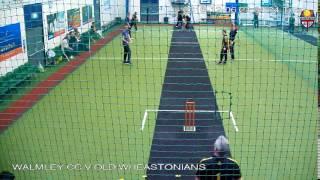 79514 Court1 Action Indoor Sports Birmingham Bowling End WALMLEY CC V OLD WHEASTONIANS