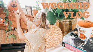 WEEKEND VLOG // cozy decorating for fall, conversations about self love and body image