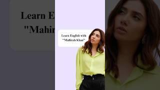 Learn English with Mahirah Khan (Part 2) | #english #englishvocabulary #englishlearning #viralshort