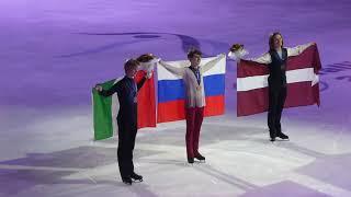 Euros 2022, Tallinn, after victory ceremony men