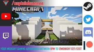 Night stream gaming - Minecraft 1.12.2 - Bunneee's Beacon Temple