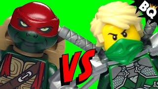 LEGO Ninja Turtles TMNT VS LEGO Ninjago Ninja Battle - BrickQueen