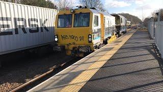 66545 Freightliner 23 containers DR77801 Volker rail Lea Road 26/1/2024