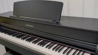 Yamaha Clavinova CLP-545 digital piano and stool in satin black finish stock number 22481