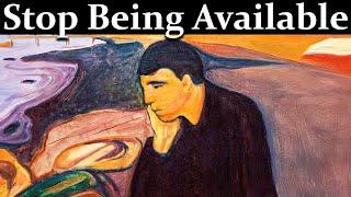 When You Stop Being Available, Everything Changes - Carl Jung