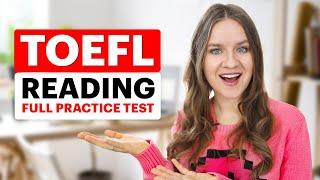 Get the HIGHEST SCORE possible on your TOEFL READING. Practice with me.