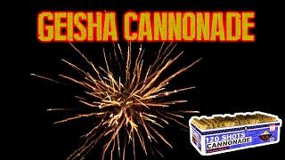 GEISHA-RUBRO CANNONADE 120 SCHUSS VERBUNDBATTERIE|| PYROLAND 115,99€|| BALD IST SILVESTER