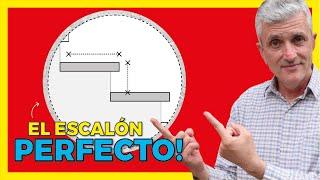  ESCALERA PERFECTA: Cuáles son las Medidas de un ESCALÓN seguro (Probado!)