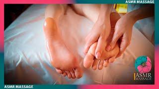 ASMR Foot Feet Relaxing Oil Massage by Olga