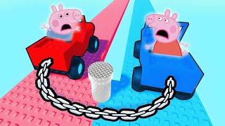 Peppa Pig Play Chained Cars in Roblox