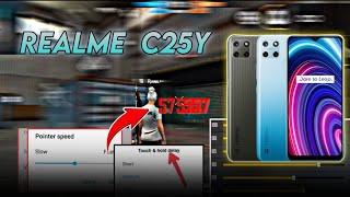 Realme C25Y Free Fire headshots setting DPI + Senctivity || Rahul FreeFire