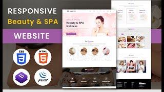 Responsive Landing Page Using HTML CSS jQuery And Bootstrap 4 | Responsive Web Design ( Part-1 )