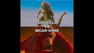 Godzilla vs Skar King #godzilla #battle #edit