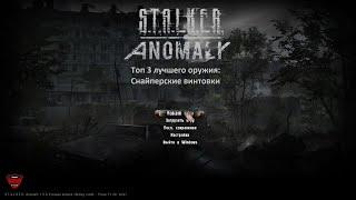 Сталкер Anomaly топ 3 лучших пушек: Снайперские винтовки