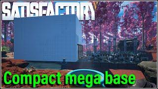 Satisfactory tutorial Compact mega base for beginning tiers 1-4