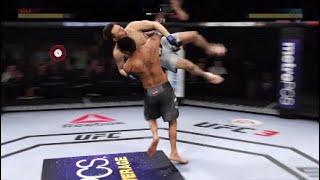 EA UFC 3 - Grappler vs Grappler Highlights (Counter wrestling, slams, ground n pound)