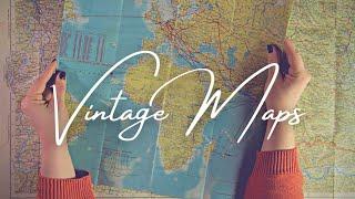 ASMR Vintage Maps (soft spoken)