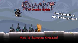 NEW Schematic Decryption & Summoning Draedon! Terraria Calamity 1.5 Draedon Update