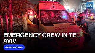 Emergency crews respond to site of strike in Tel Aviv | Iran Strikes Back | Dawn News English