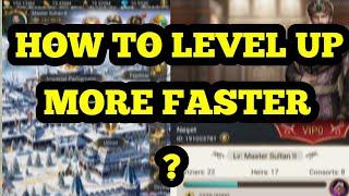 HOW TO LEVEL UP MORE FASTER?