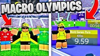 I CHEATED IN THE ROBLOX TRACK AND FIELD OLYMPICS! WORLD GAMES ROBLOX