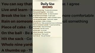 Top 10 Phrases & Idioms in English #shorts #idioms #phrases