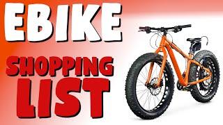 ELECTRIC BIKE SHOPPING LIST - FAT BIKE 12OMM BBSHD BAFANG MID MOTOR FAT TYRES E FAT BIKE