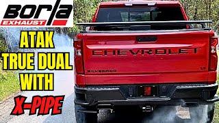 Chevy Silverado Borla Atak True Duals with XPipe!