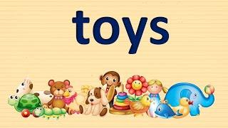 Toys. Игрушки по-английски.  Видео-словарь.