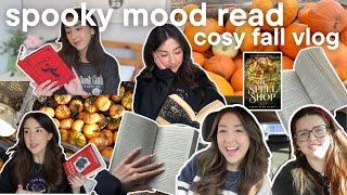 mood read with me cosy fall reading vlog