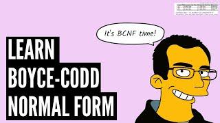 Learn Boyce-Codd Normal Form (BCNF)