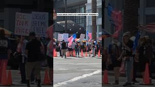 #dontmesswithourkids protest! Where is Crazy Ben? Should be here running security 4 his "girlfriend"