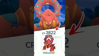 1.1 Hp Volcanion vs Team go Rocket in Pokemon GO.