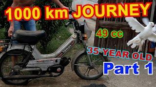 TOMOS ADVENTURE, 1000 km journey on 35 year old TOMOS A3, Part 1