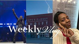 Thrift with me•These were SO good!•Less than 24 hrs in Atlanta•Usher Concert +more! #vlog